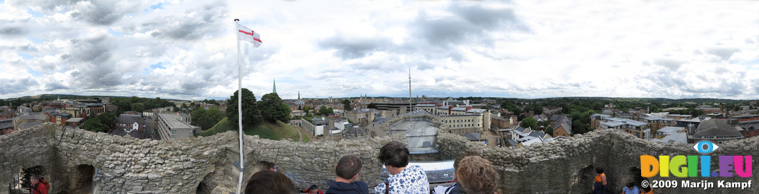 SX07752-07777 Panorama from tower of Oxford Castle